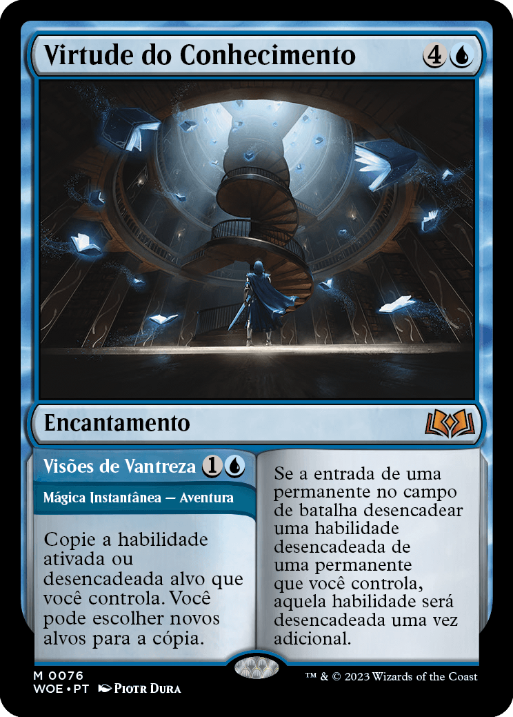 Virtude do Conhecimento / Virtue of Knowledge - Magic: The Gathering - MoxLand