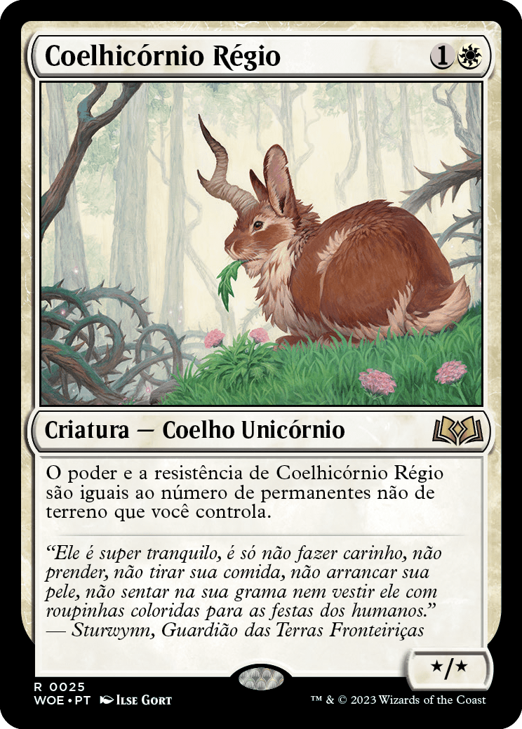 Coelhicórnio Régio / Regal Bunnicorn - Magic: The Gathering - MoxLand