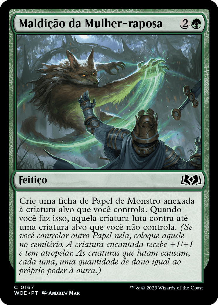 Maldição da Mulher-raposa / Curse of the Werefox - Magic: The Gathering - MoxLand