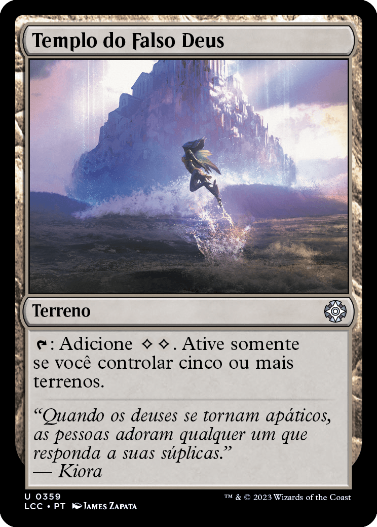 Templo do Falso Deus / Temple of the False God - Magic: The Gathering - MoxLand