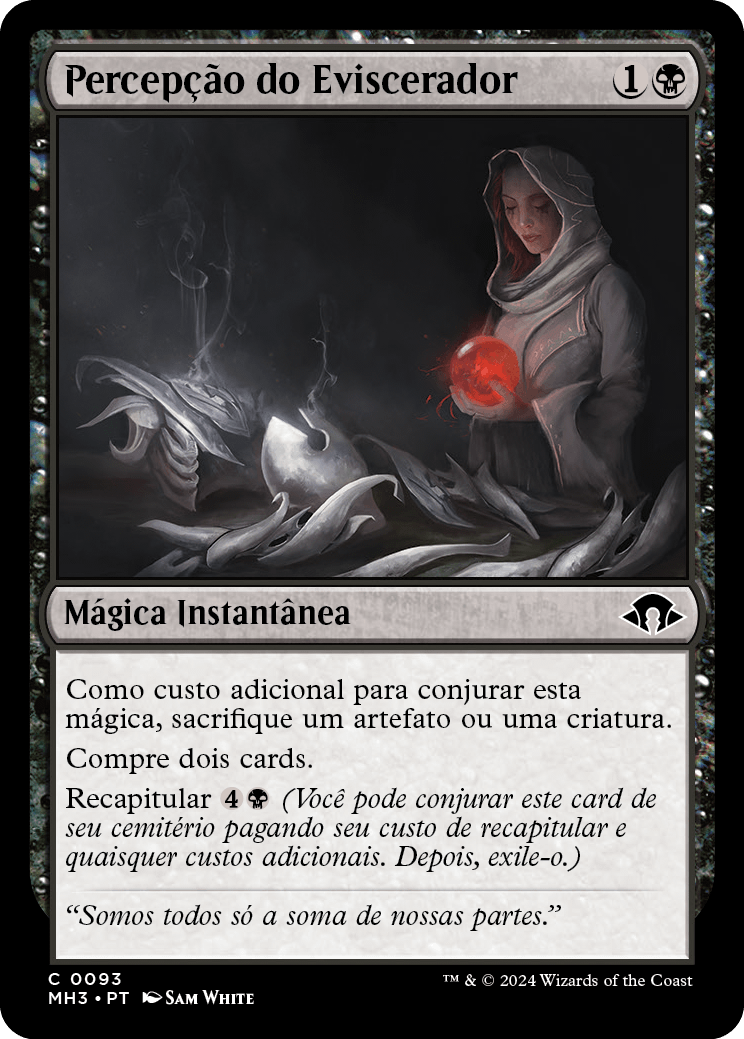 Percepção do Eviscerador / Eviscerator's Insight - Magic: The Gathering - MoxLand