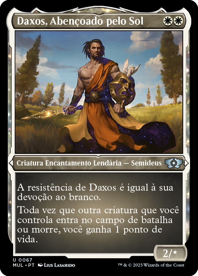 Daxos, Abençoado pelo Sol / Daxos, Blessed by the Sun - Magic: The Gathering - MoxLand