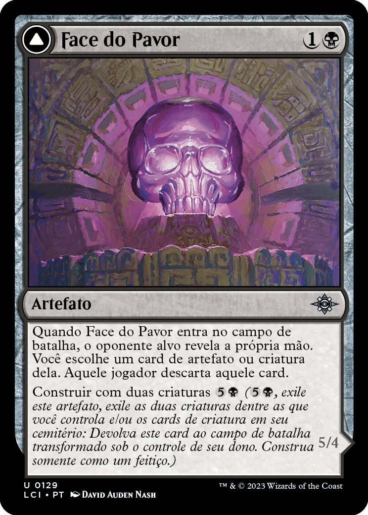 Face do Pavor / Visage of Dread - Magic: The Gathering - MoxLand