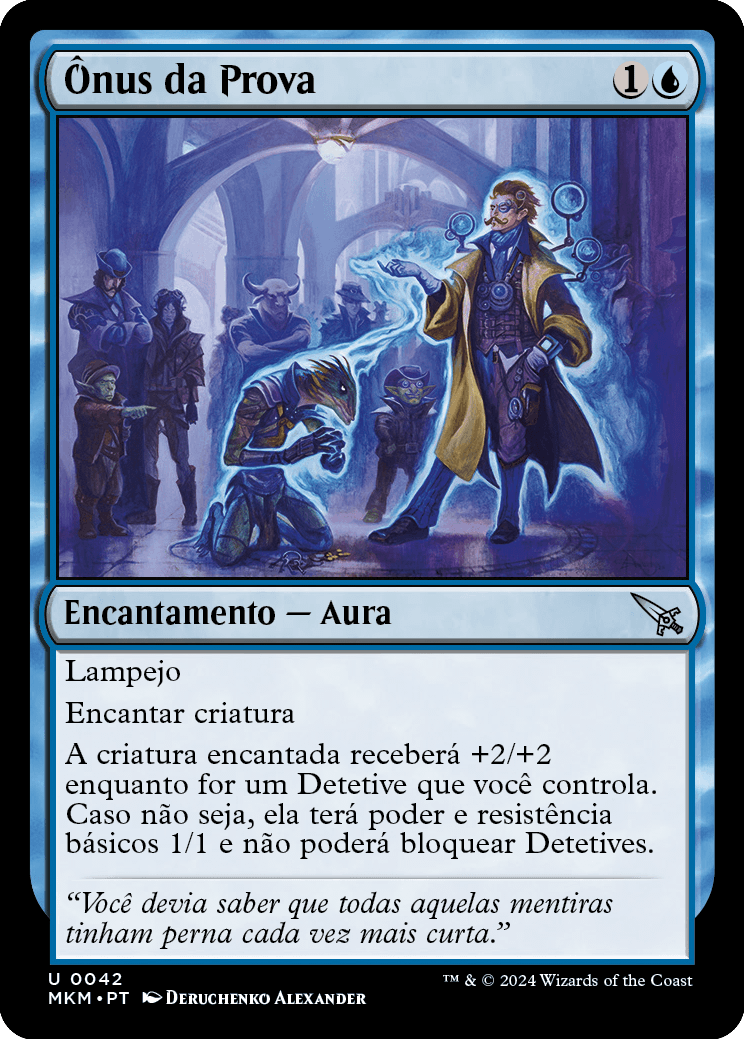 Ônus da Prova / Burden of Proof - Magic: The Gathering - MoxLand