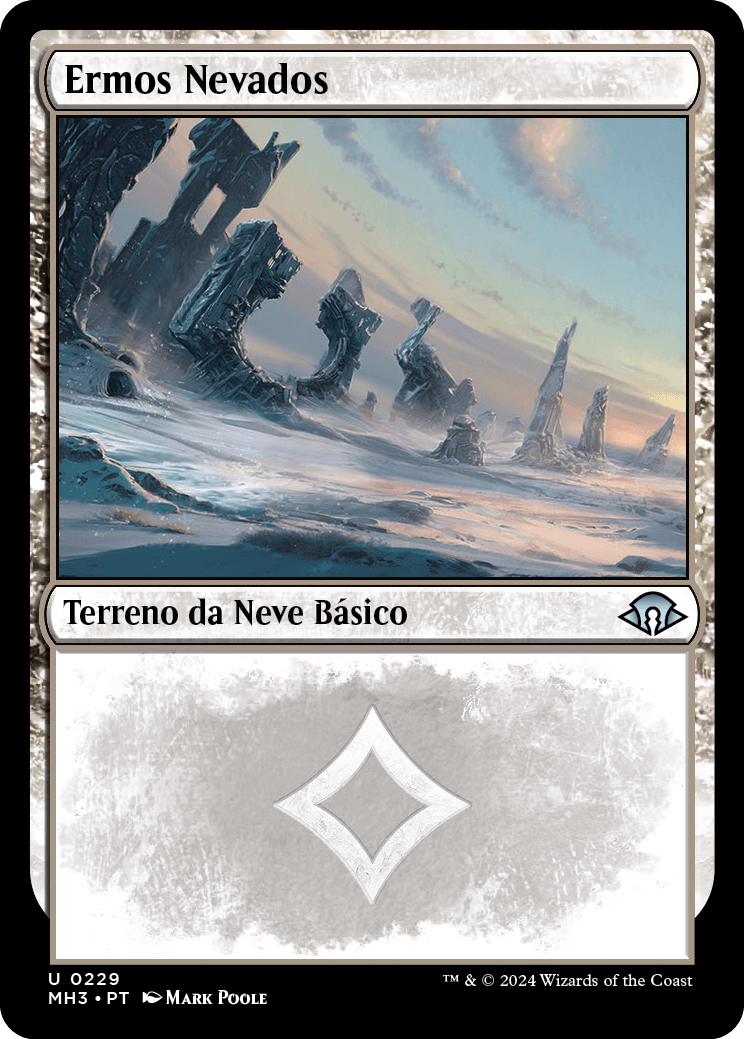 Ermos Nevados / Snow-Covered Wastes - Magic: The Gathering - MoxLand