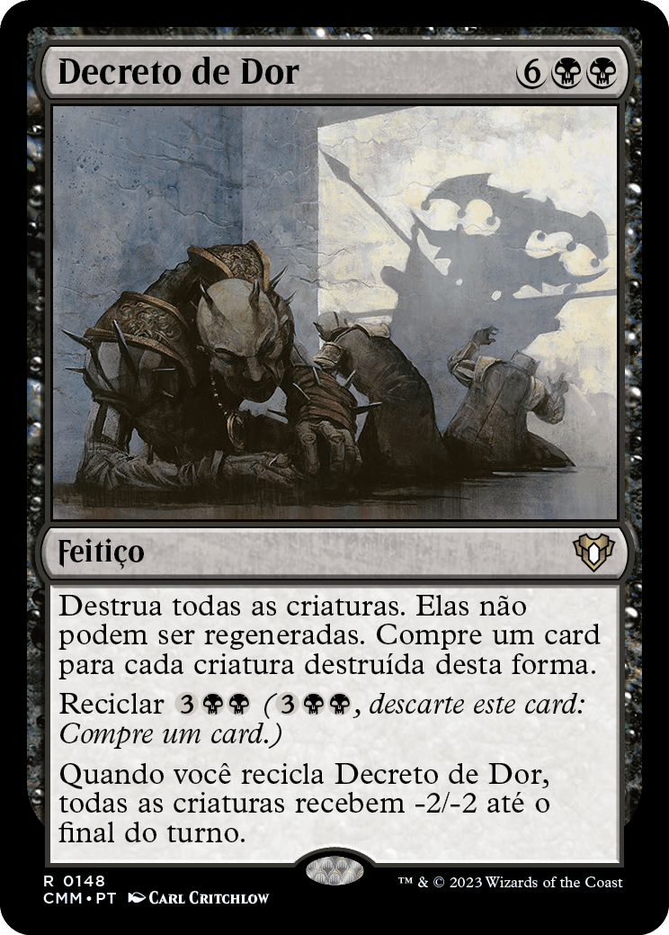 Decreto de Dor / Decree of Pain - Magic: The Gathering - MoxLand