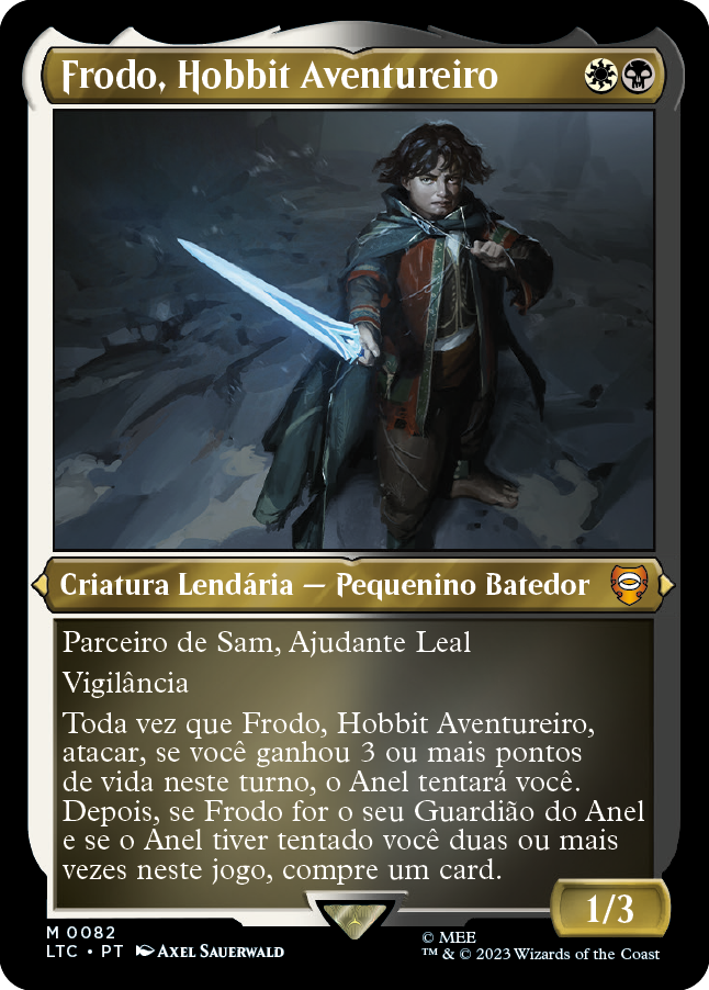 Frodo, Hobbit Aventureiro / Frodo, Adventurous Hobbit - Magic: The Gathering - MoxLand