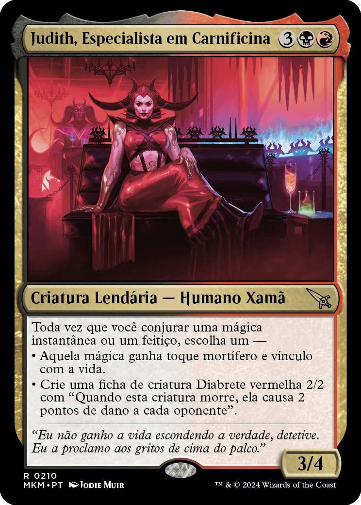 Judith, Especialista em Carnificina / Judith, Carnage Connoisseur - Magic: The Gathering - MoxLand