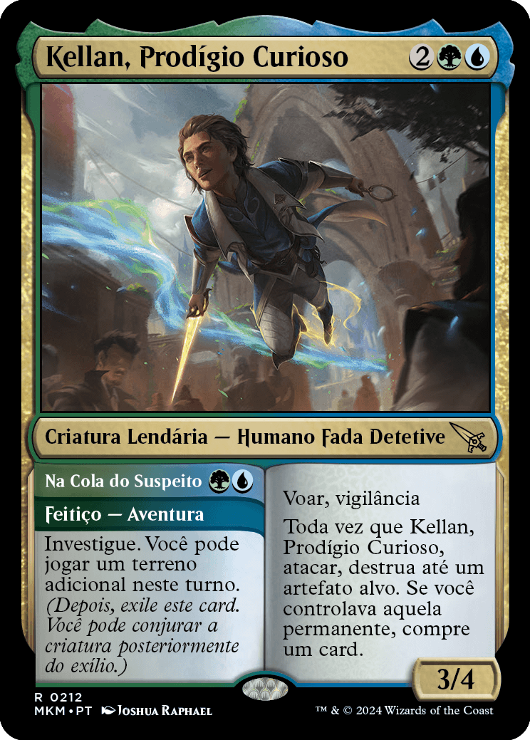 Kellan, Prodígio Curioso / Kellan, Inquisitive Prodigy - Magic: The Gathering - MoxLand