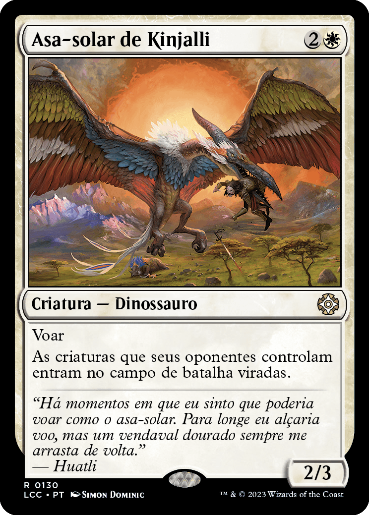 Asa-solar de Kinjalli / Kinjalli's Sunwing - Magic: The Gathering - MoxLand