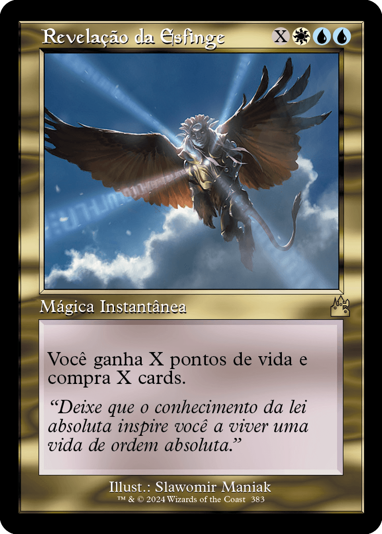 Revelação da Esfinge / Sphinx's Revelation - Magic: The Gathering - MoxLand