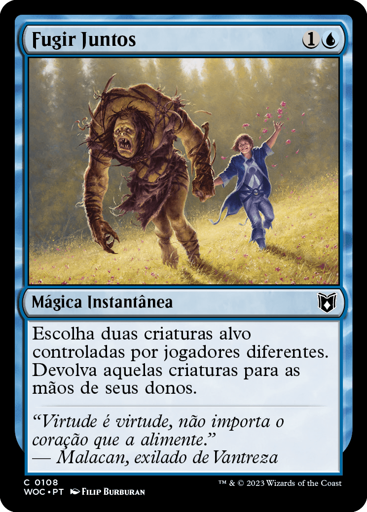 Fugir Juntos / Run Away Together - Magic: The Gathering - MoxLand