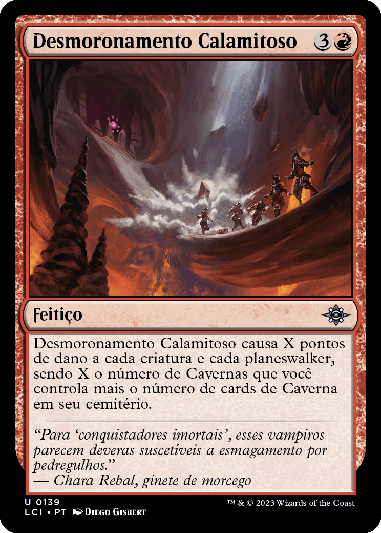 Desmoronamento Calamitoso / Calamitous Cave-In - Magic: The Gathering - MoxLand