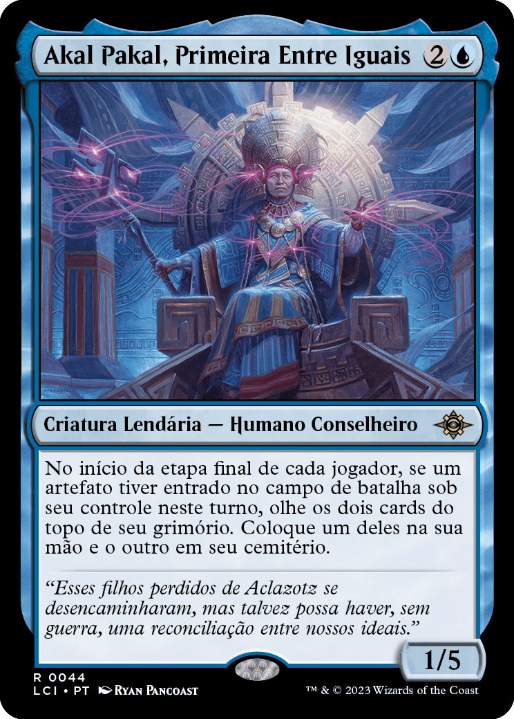 Akal Pakal, Primeira Entre Iguais / Akal Pakal, First Among Equals - Magic: The Gathering - MoxLand