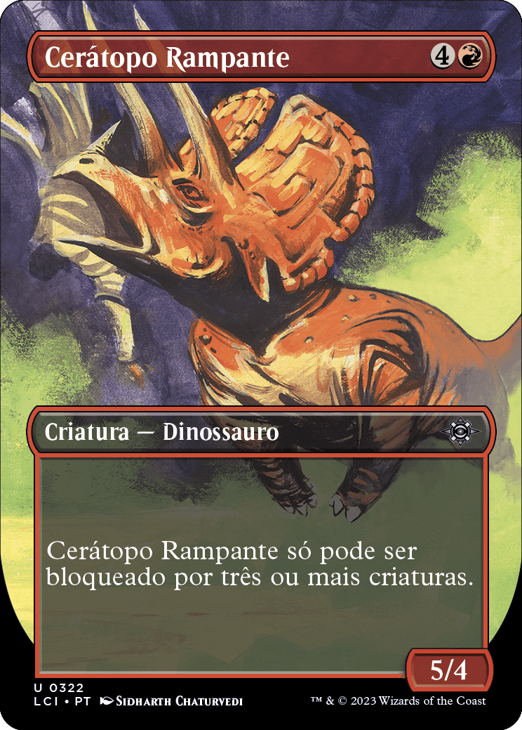 Cerátopo Rampante / Rampaging Ceratops - Magic: The Gathering - MoxLand