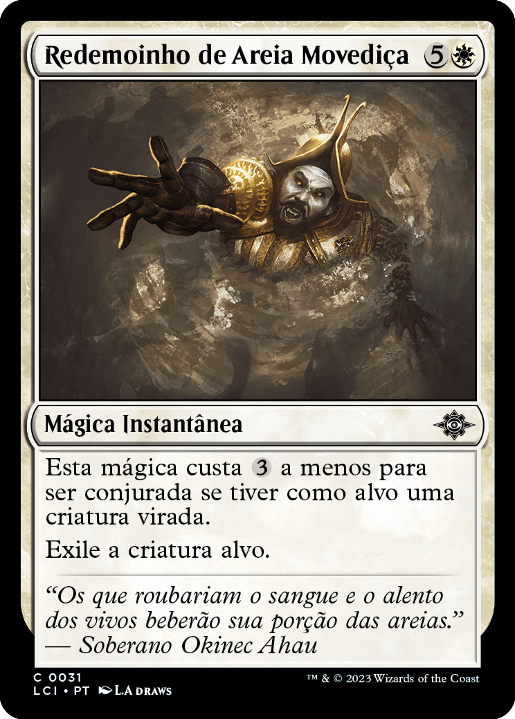 Redemoinho de Areia Movediça / Quicksand Whirlpool - Magic: The Gathering - MoxLand