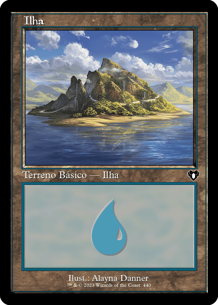 Ilha / Island - Magic: The Gathering - MoxLand