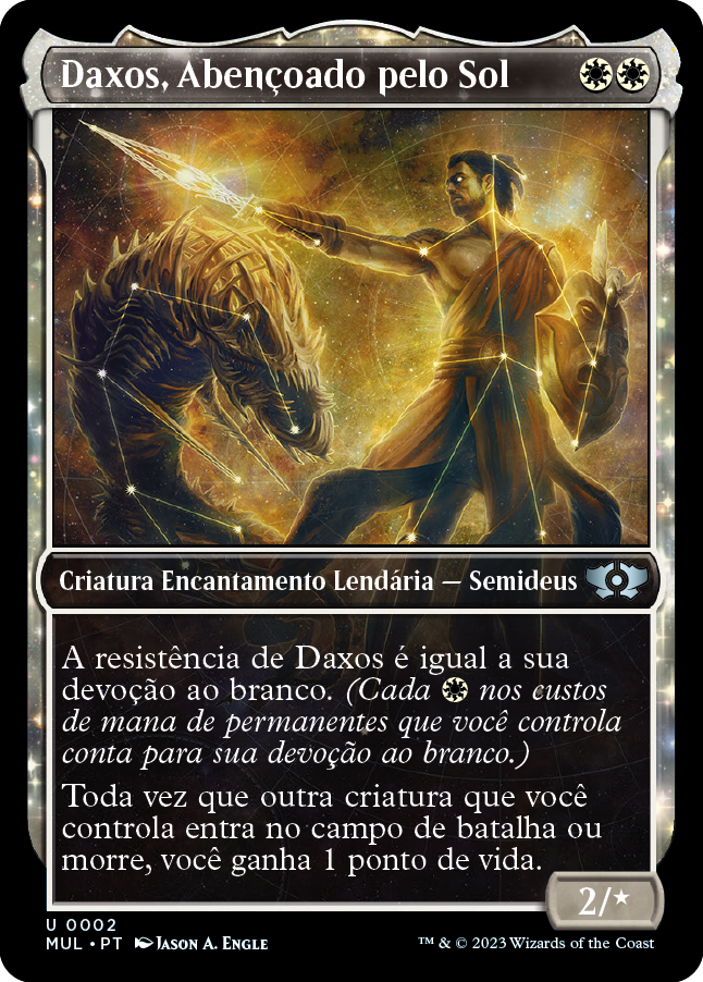 Daxos, Abençoado pelo Sol / Daxos, Blessed by the Sun - Magic: The Gathering - MoxLand