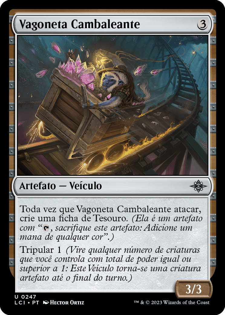 Vagoneta Cambaleante / Careening Mine Cart - Magic: The Gathering - MoxLand