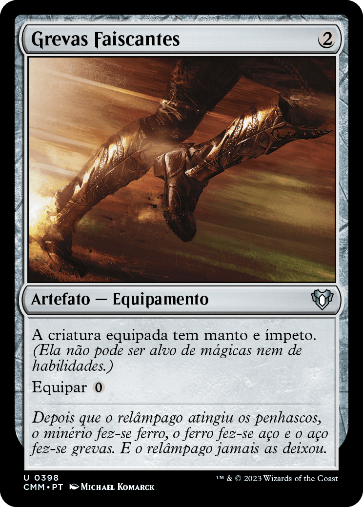 Grevas Faiscantes / Lightning Greaves - Magic: The Gathering - MoxLand