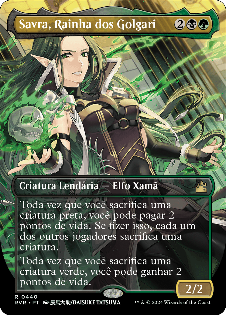 Savra, Rainha dos Golgari / Savra, Queen of the Golgari - Magic: The Gathering - MoxLand