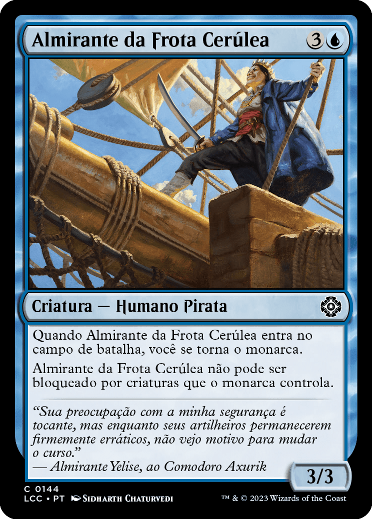 Almirante da Frota Cerúlea / Azure Fleet Admiral - Magic: The Gathering - MoxLand