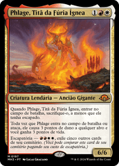Phlage, Titã da Fúria Ígnea / Phlage, Titan of Fire's Fury - Magic: The Gathering - MoxLand