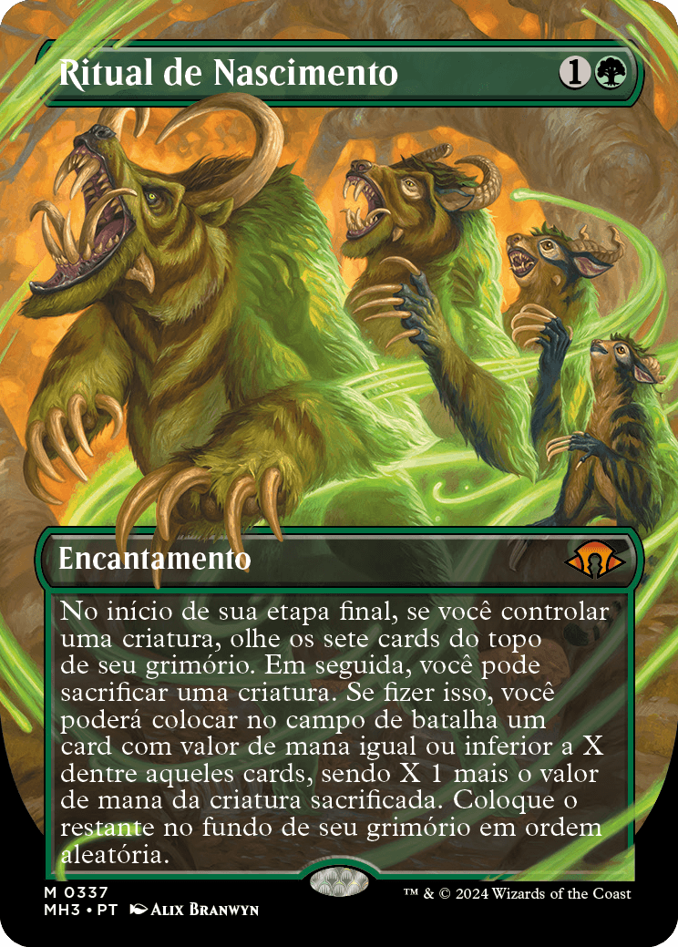 Ritual de Nascimento / Birthing Ritual - Magic: The Gathering - MoxLand