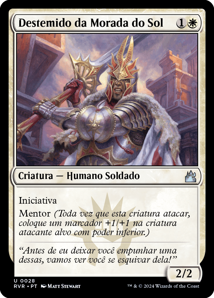 Destemido da Morada do Sol / Sunhome Stalwart - Magic: The Gathering - MoxLand