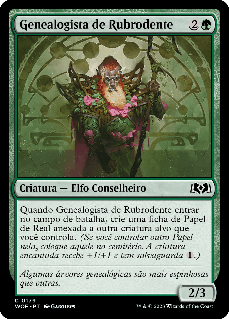 Genealogista de Rubrodente / Redtooth Genealogist - Magic: The Gathering - MoxLand