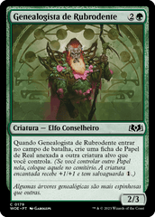 Genealogista de Rubrodente / Redtooth Genealogist - Magic: The Gathering - MoxLand