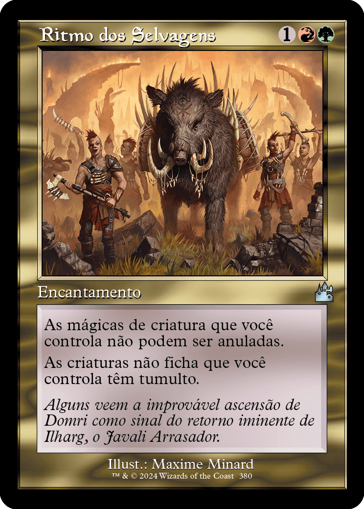 Ritmo dos Selvagens / Rhythm of the Wild - Magic: The Gathering - MoxLand