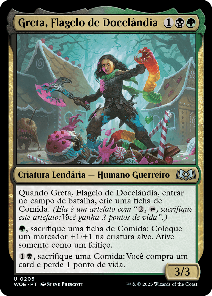 Greta, Flagelo de Docelândia / Greta, Sweettooth Scourge - Magic: The Gathering - MoxLand