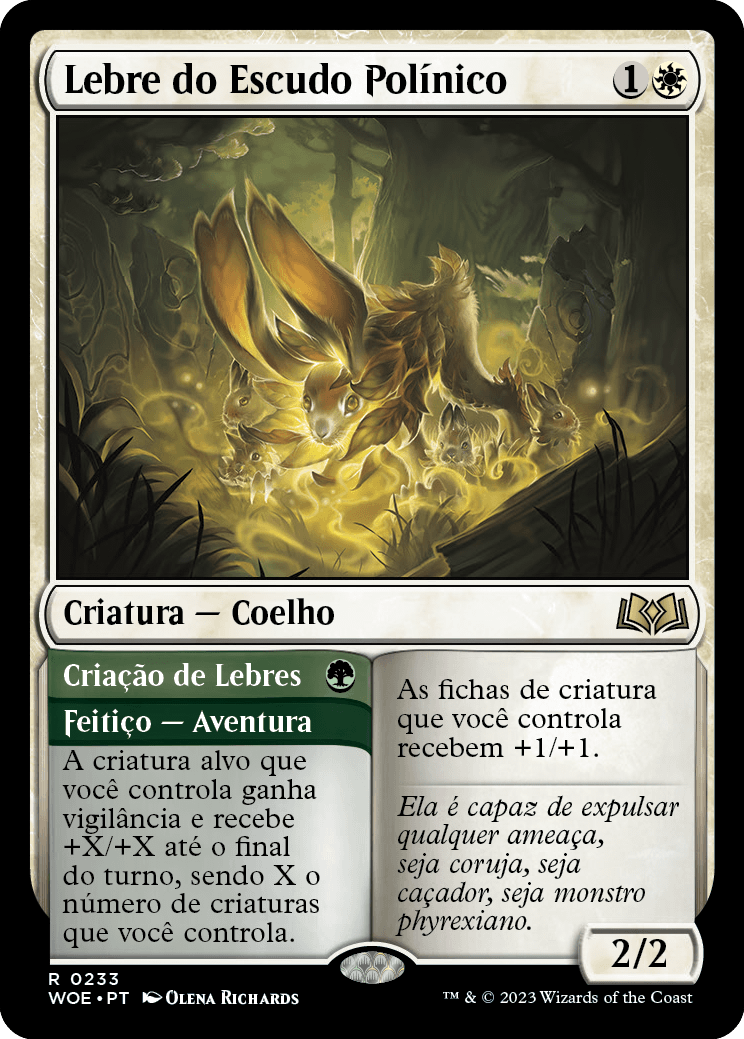 Lebre do Escudo Polínico / Pollen-Shield Hare - Magic: The Gathering - MoxLand