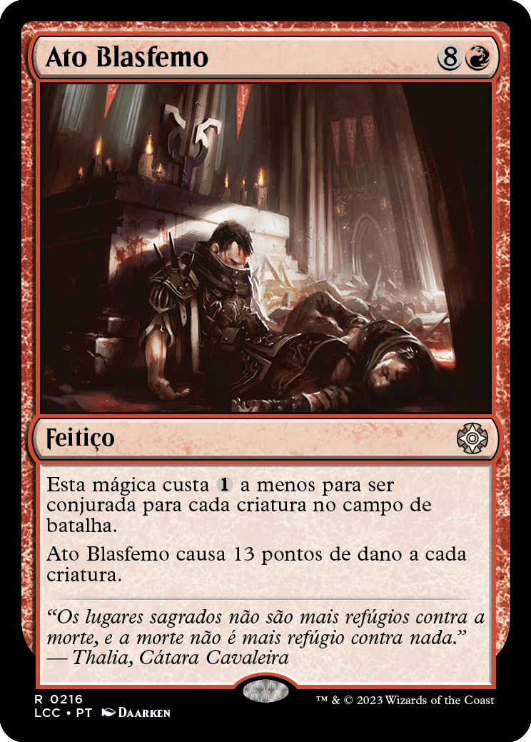 Ato Blasfemo / Blasphemous Act - Magic: The Gathering - MoxLand