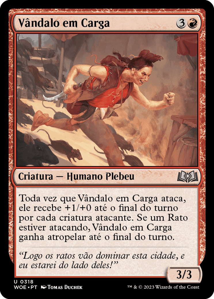 Vândalo em Carga / Charging Hooligan - Magic: The Gathering - MoxLand