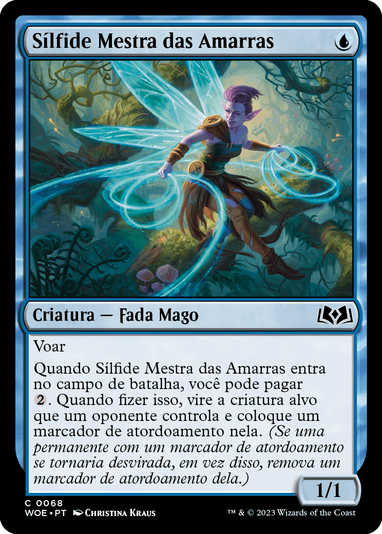 Sílfide Mestra das Amarras / Snaremaster Sprite - Magic: The Gathering - MoxLand