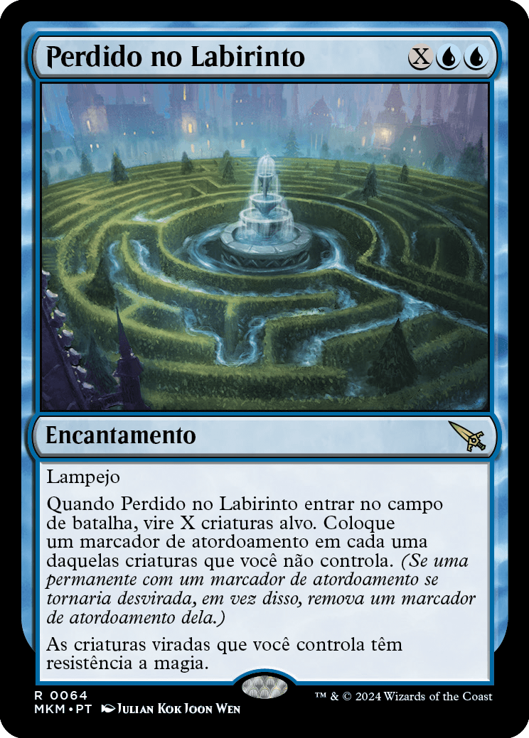 Perdido no Labirinto / Lost in the Maze - Magic: The Gathering - MoxLand