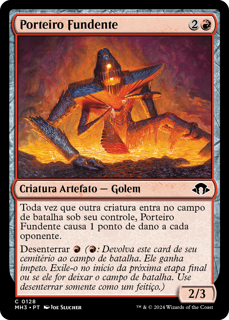 Porteiro Fundente / Molten Gatekeeper - Magic: The Gathering - MoxLand
