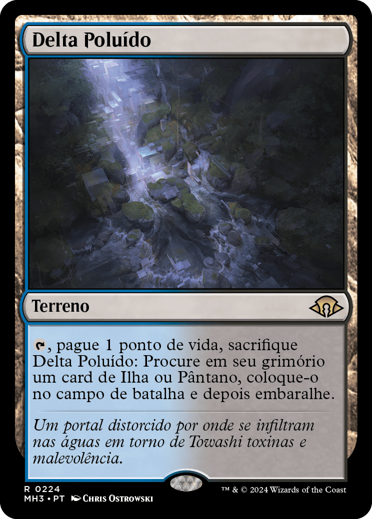 Delta Poluído / Polluted Delta - Magic: The Gathering - MoxLand