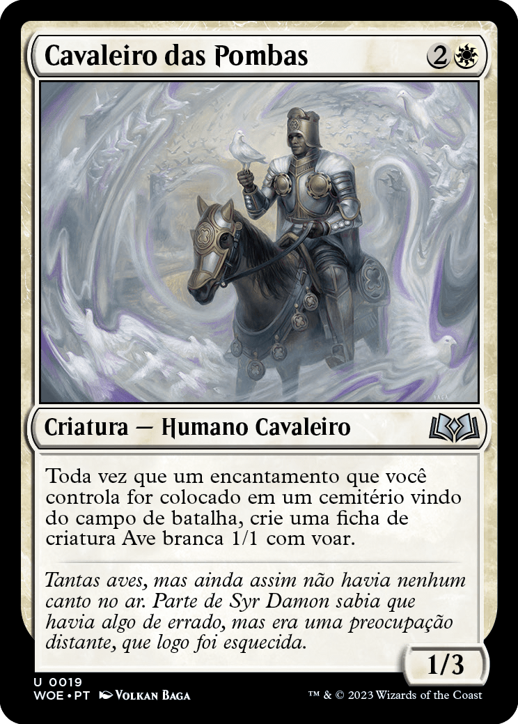 Cavaleiro das Pombas / Knight of Doves - Magic: The Gathering - MoxLand