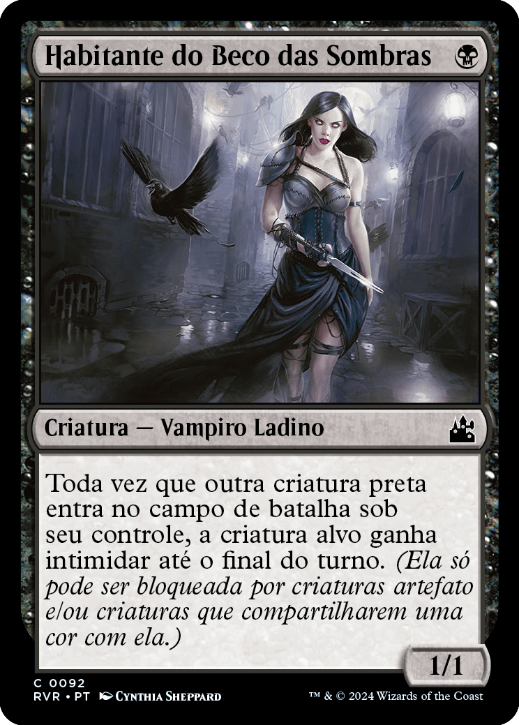 Habitante do Beco das Sombras / Shadow Alley Denizen - Magic: The Gathering - MoxLand