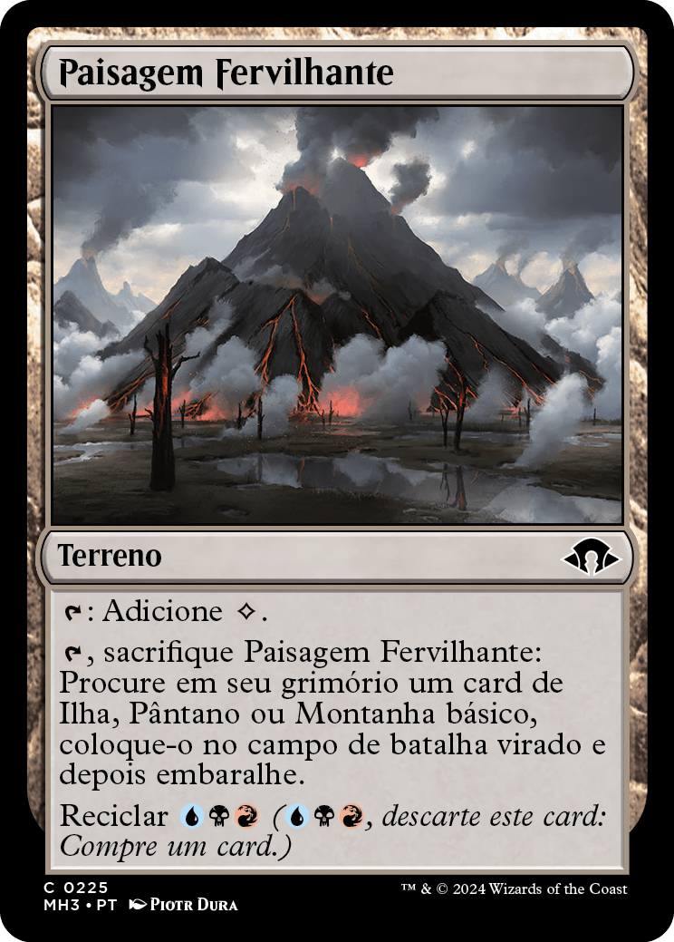Paisagem Fervilhante / Seething Landscape - Magic: The Gathering - MoxLand