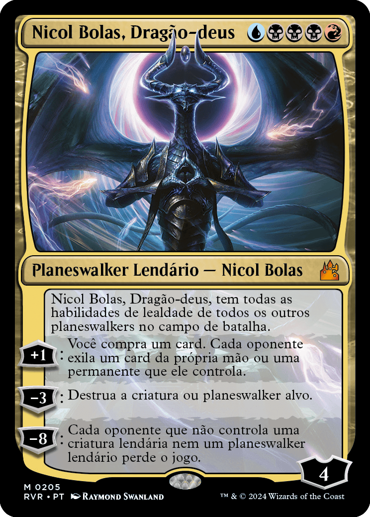 Nicol Bolas, Dragão-deus / Nicol Bolas, Dragon-God - Magic: The Gathering - MoxLand