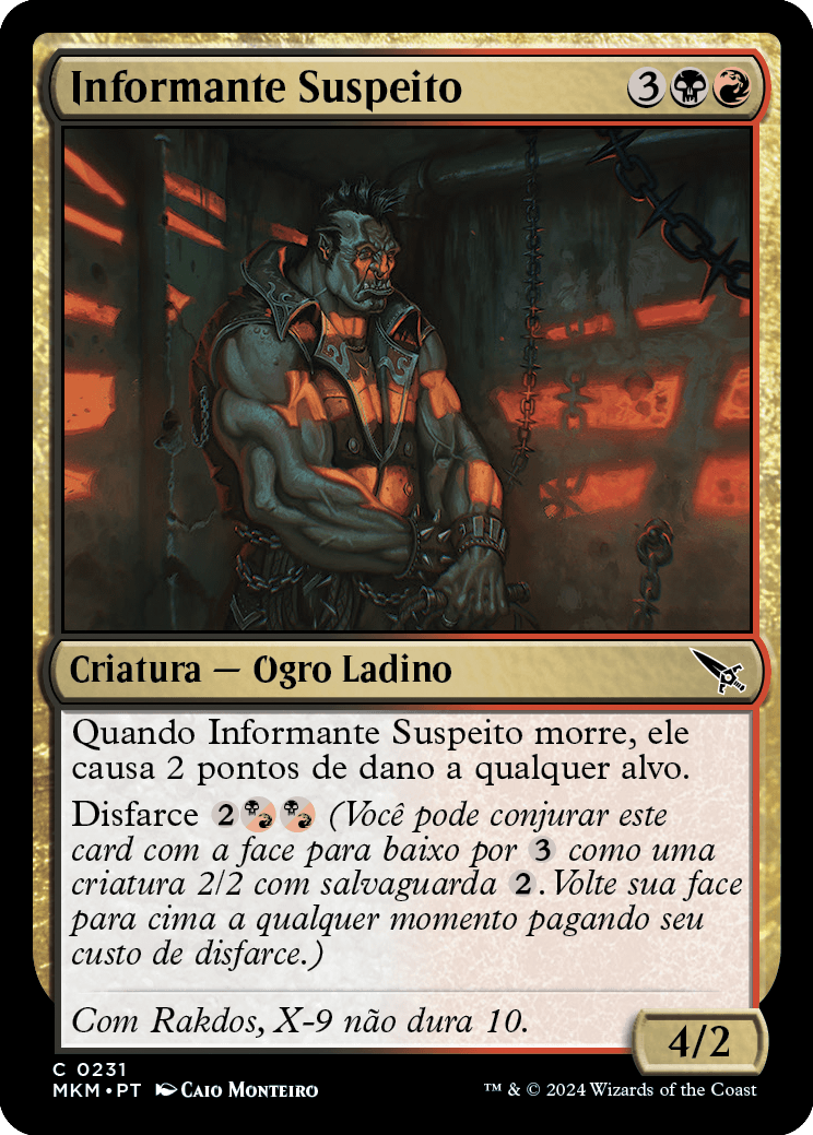 Informante Suspeito / Shady Informant - Magic: The Gathering - MoxLand