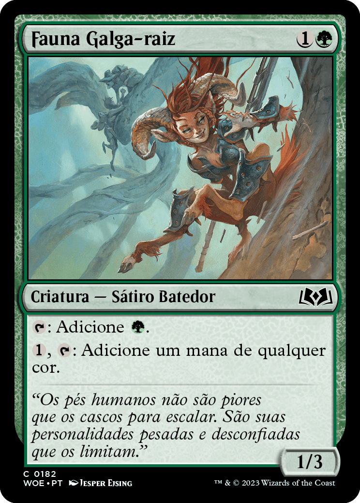 Fauna Galga-raiz / Rootrider Faun - Magic: The Gathering - MoxLand