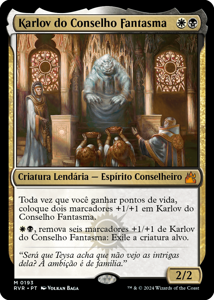 Karlov do Conselho Fantasma / Karlov of the Ghost Council - Magic: The Gathering - MoxLand