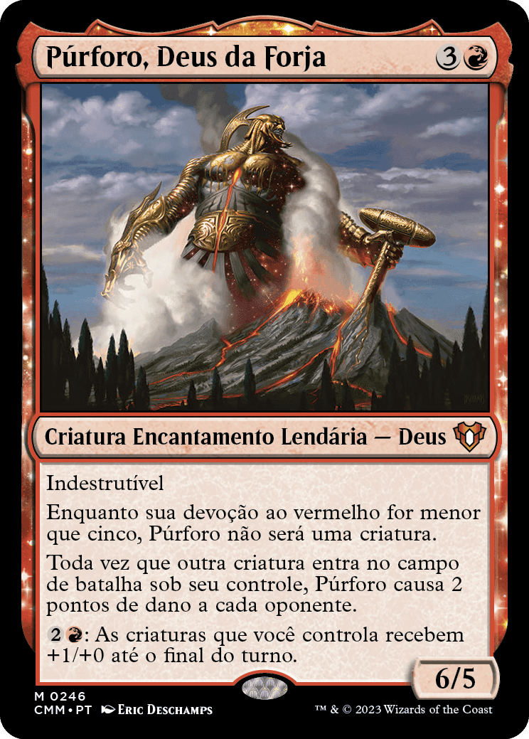 Púrforo, Deus da Forja / Purphoros, God of the Forge - Magic: The Gathering - MoxLand