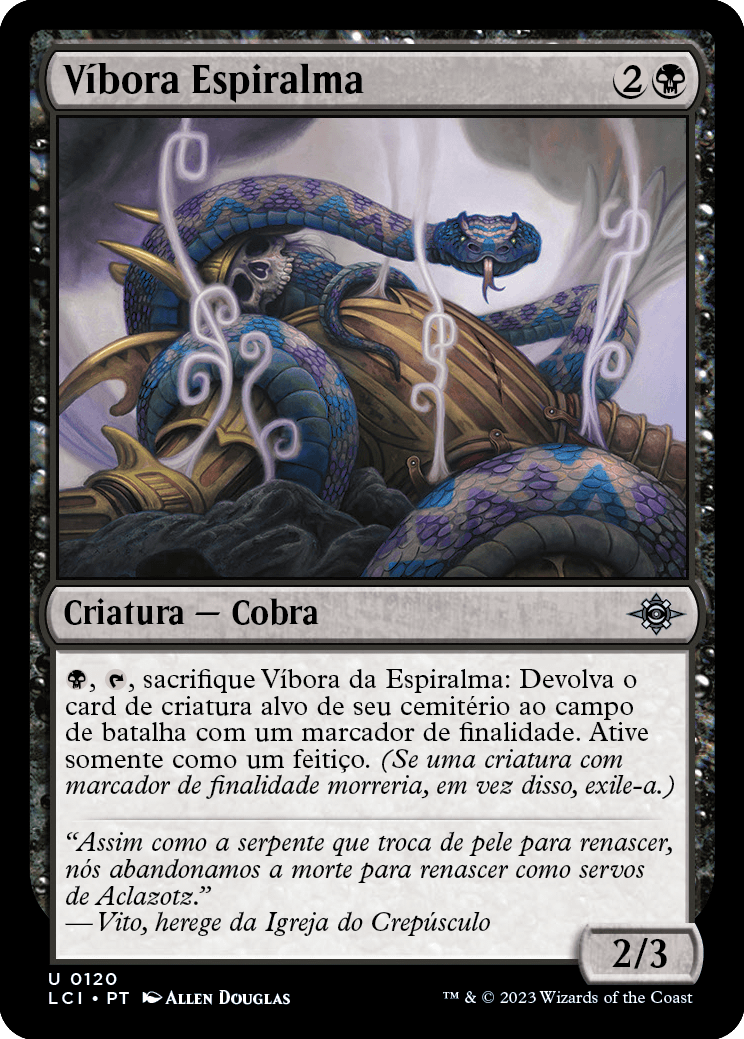 Víbora Espiralma / Soulcoil Viper - Magic: The Gathering - MoxLand