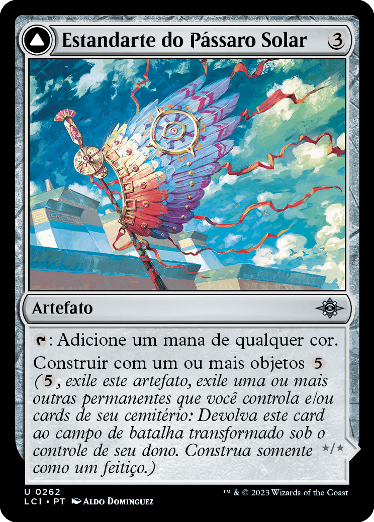 Estandarte do Pássaro Solar / Sunbird Standard - Magic: The Gathering - MoxLand